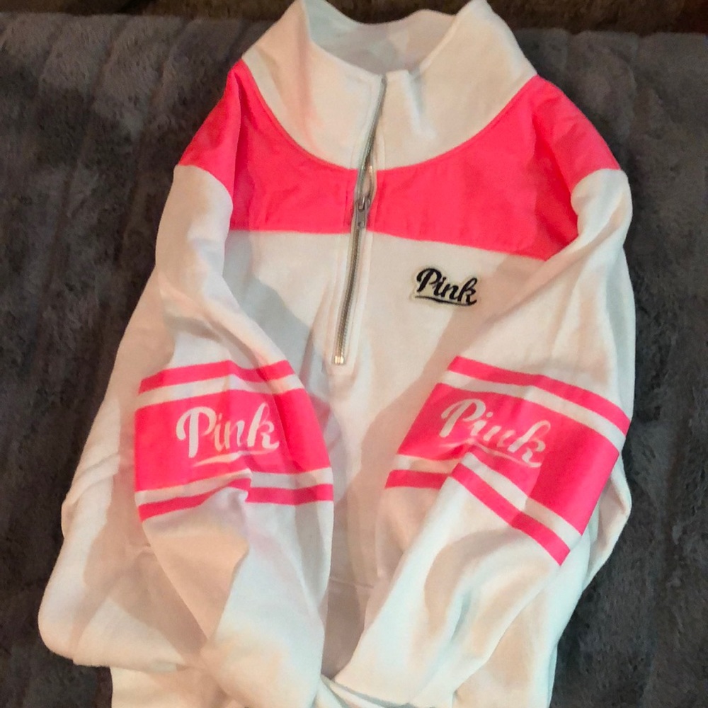 VS PINK quarter zip pullover in medium